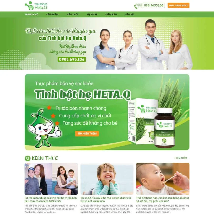 Theme WordPress bán sản phẩm tinh bộ hẹ giá rẻ Theme WordPress bán sản phẩm tinh bộ hẹ giá rẻ