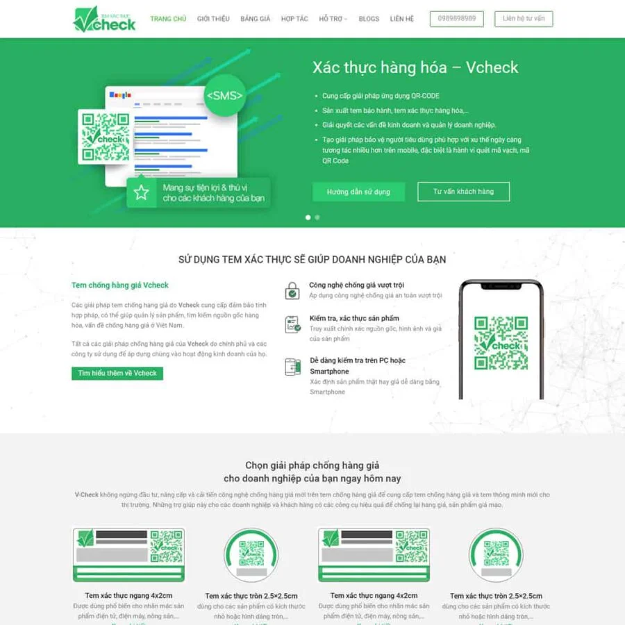 Theme WordPress giới thiệu tem chống hàng giả giá rẻ Theme WordPress giới thiệu tem chống hàng giả giá rẻ