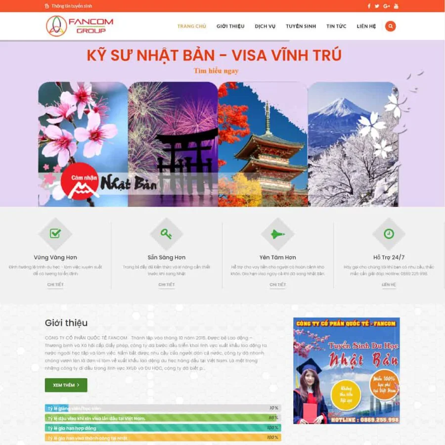 Theme WordPress công ty xuất khẩu lao động 01 giá rẻ Theme WordPress công ty xuất khẩu lao động 01 giá rẻ