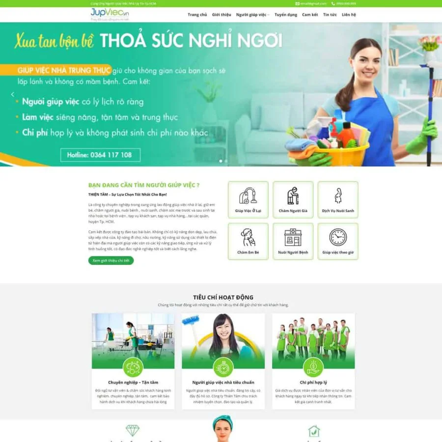 Theme WordPress dịch vụ giúp việc nhà giá rẻ Theme WordPress dịch vụ giúp việc nhà giá rẻ