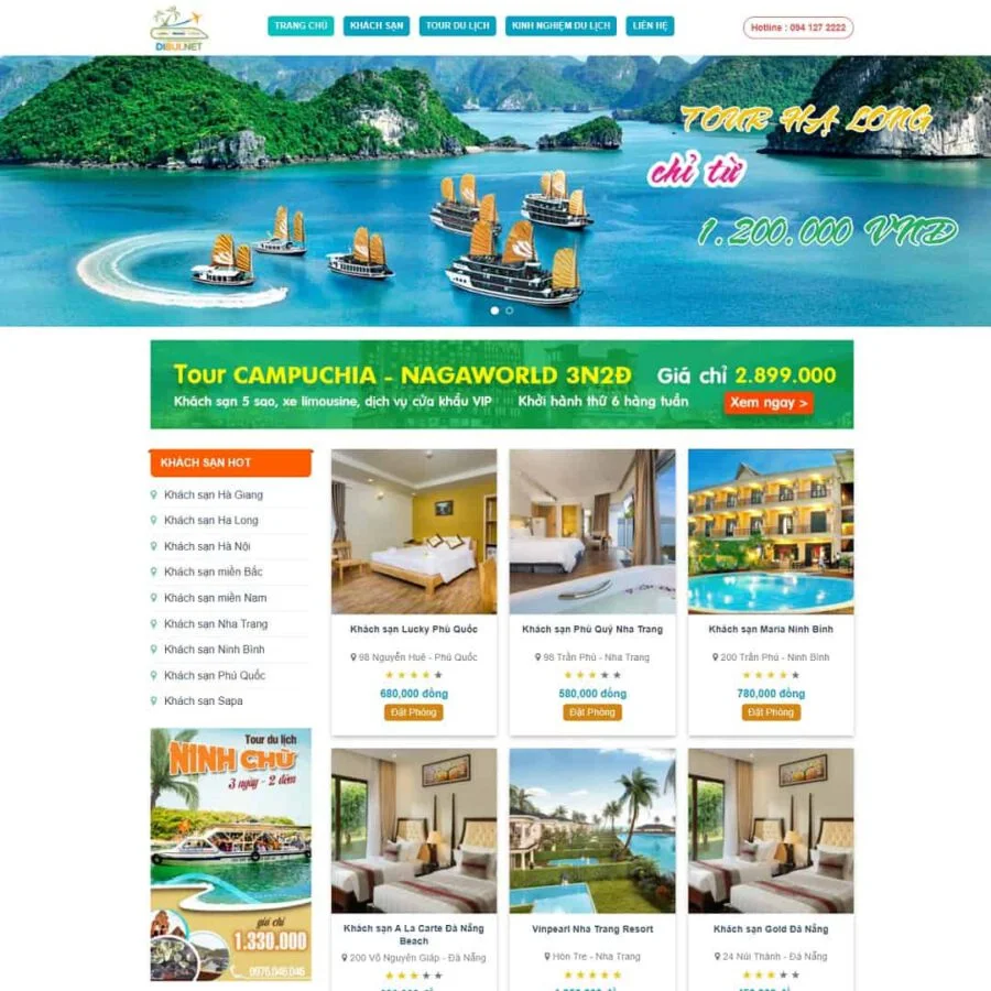 Theme WordPress du lịch 02 giá rẻ Theme WordPress du lịch 02 giá rẻ