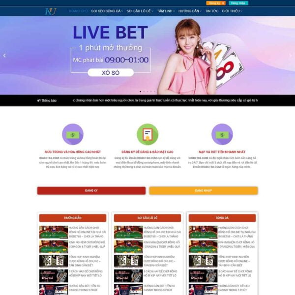 Theme WordPress Kubet, Casino, Poker 04