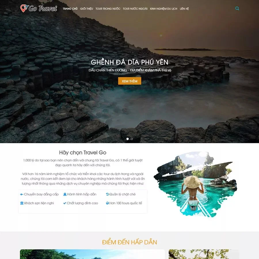 Theme wordpress du lịch 04 giá rẻ Theme wordpress du lịch 04 giá rẻ