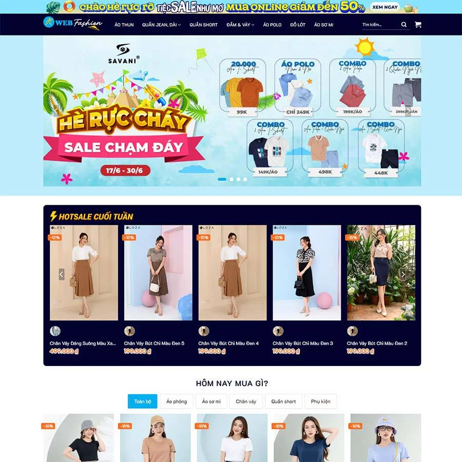 Theme wordpress thời trang cao cấp 06