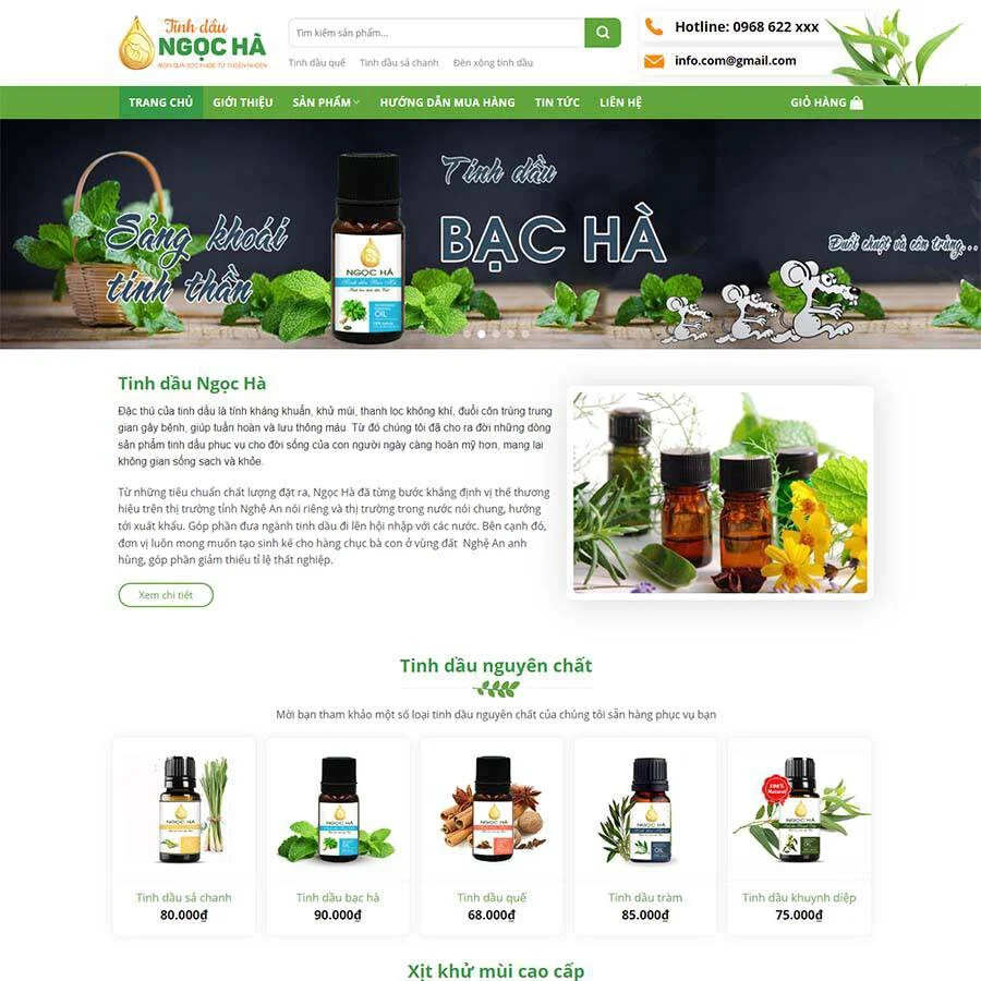Theme WordPress thực phẩm chức năng 22