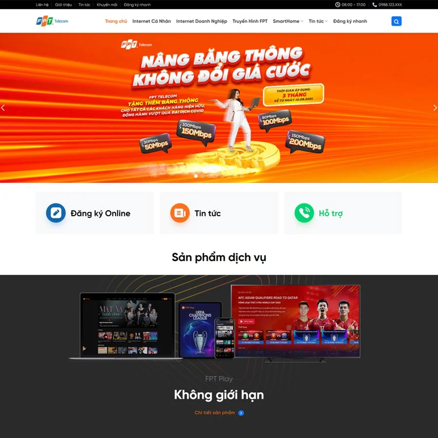 Theme WordPress dịch vụ FPT giá rẻ Theme WordPress dịch vụ FPT giá rẻ