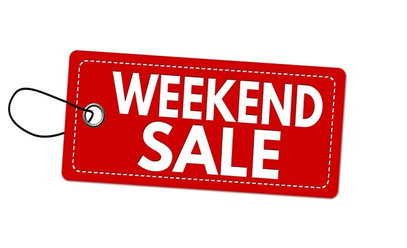 giảm giá vào ngày cuối tuần