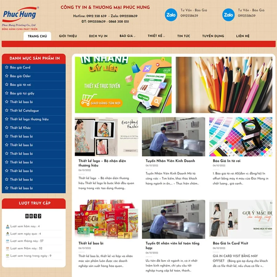 Theme WordPress công ty in ấn 03 giá rẻ Theme WordPress công ty in ấn 03 giá rẻ
