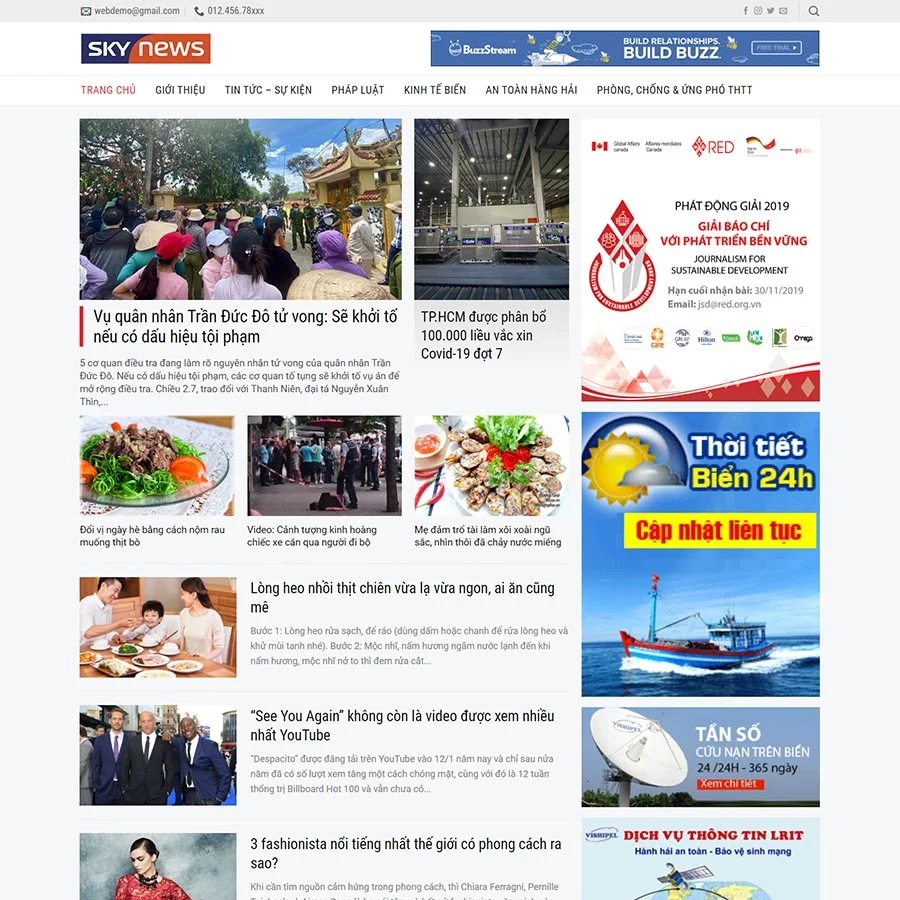 Theme WordPress tin tức 17 giá rẻ Theme WordPress tin tức 17 giá rẻ