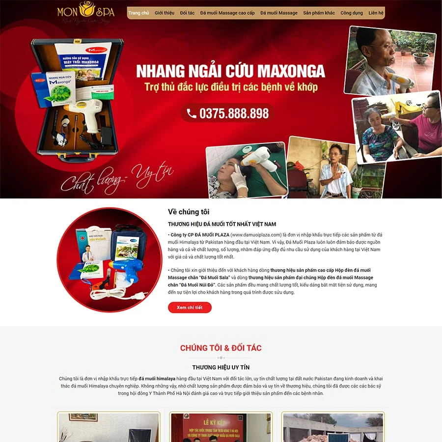 Theme WordPress bán đá muối giá rẻ Theme WordPress bán đá muối giá rẻ