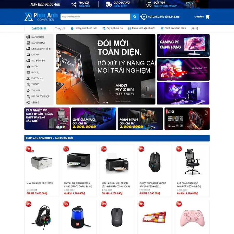Theme WordPress bán máy tính 04 giá rẻ Theme WordPress bán máy tính 04 giá rẻ
