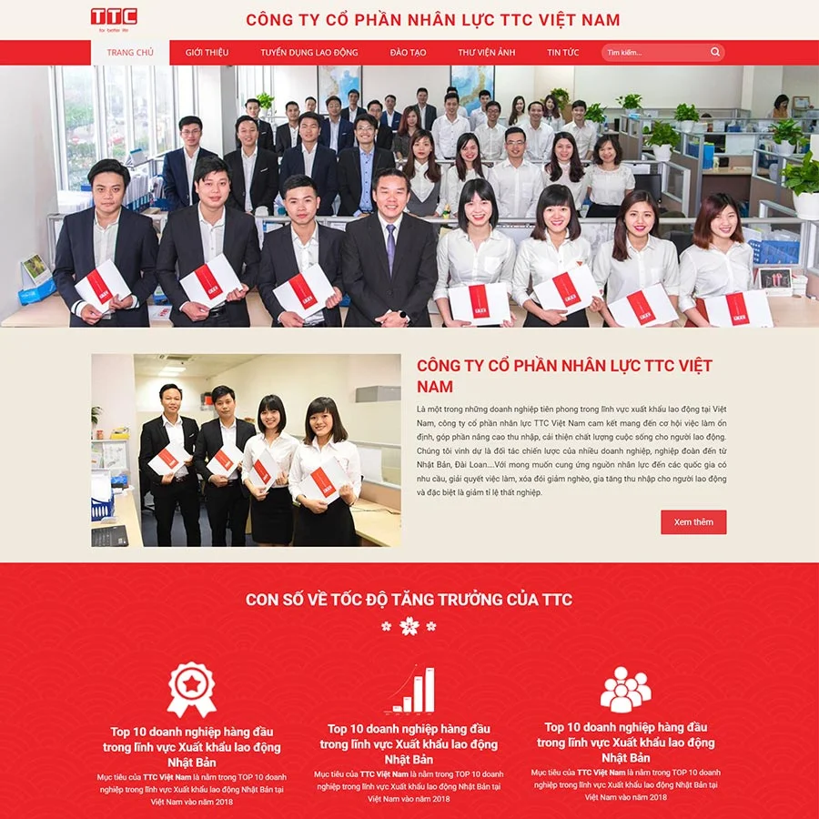 Theme WordPress xuất khẩu lao động 08 giá rẻ Theme WordPress xuất khẩu lao động 08 giá rẻ