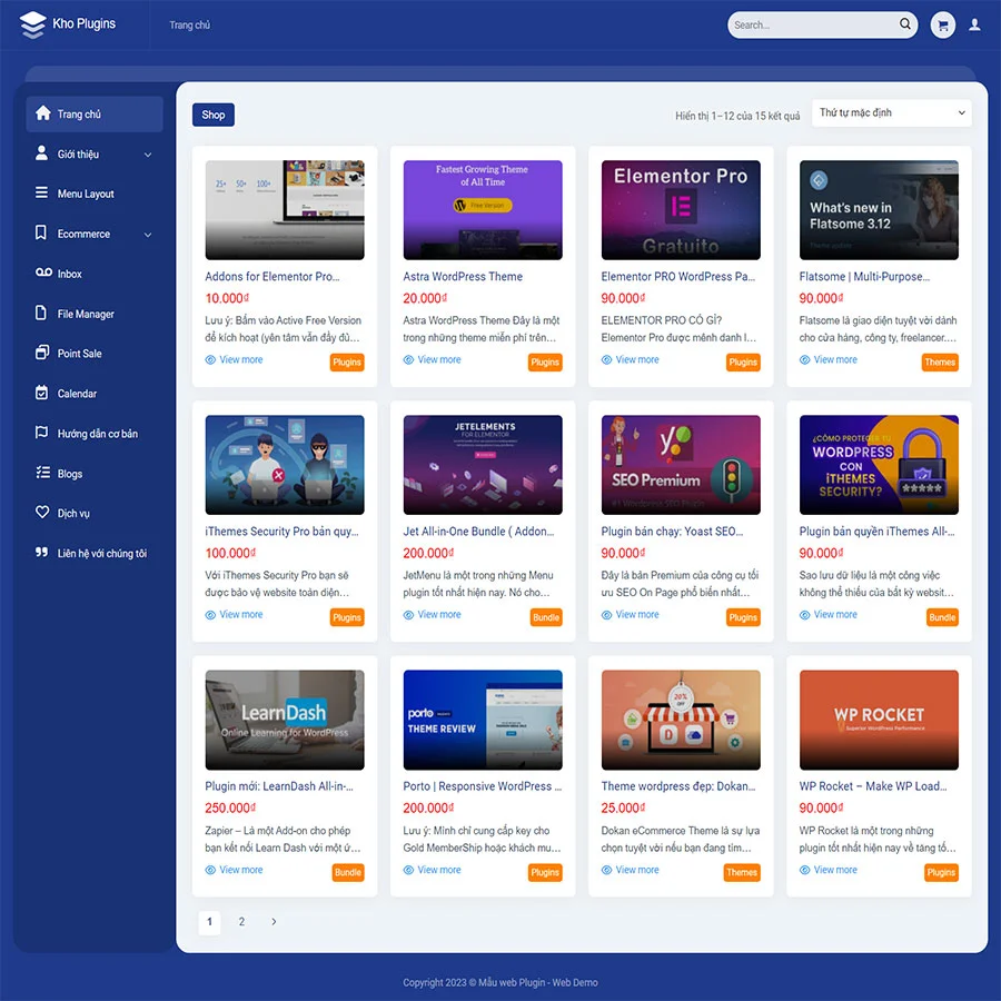 Theme WordPress bán plugin, theme giá rẻ Theme WordPress bán plugin, theme giá rẻ