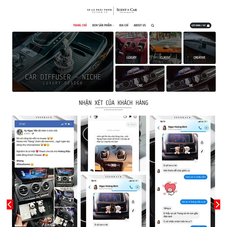 Theme WordPress nước hoa cho xe hơi giá rẻ Theme WordPress nước hoa cho xe hơi giá rẻ