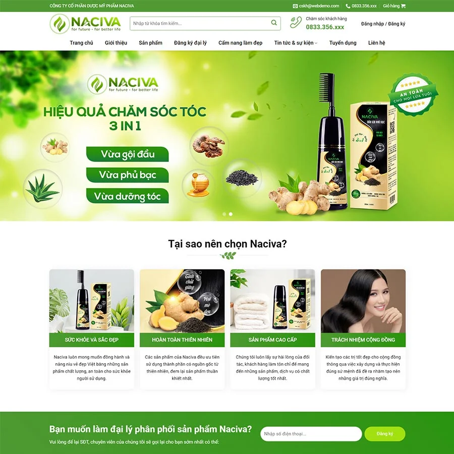 Theme WordPress mỹ phẩm 13 giá rẻ Theme WordPress mỹ phẩm 13 giá rẻ