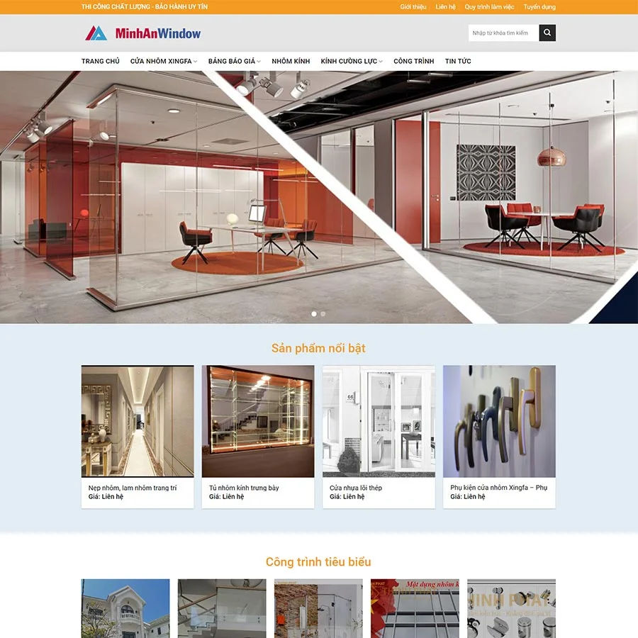 Theme WordPress công ty nhôm kính 03 giá rẻ Theme WordPress công ty nhôm kính 03 giá rẻ