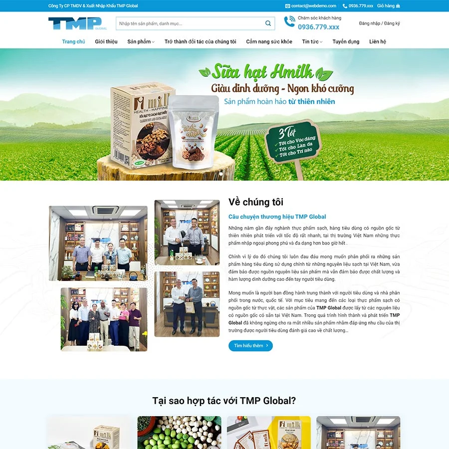 Theme WordPress thực phẩm sạch 02 giá rẻ Theme WordPress thực phẩm sạch 02 giá rẻ