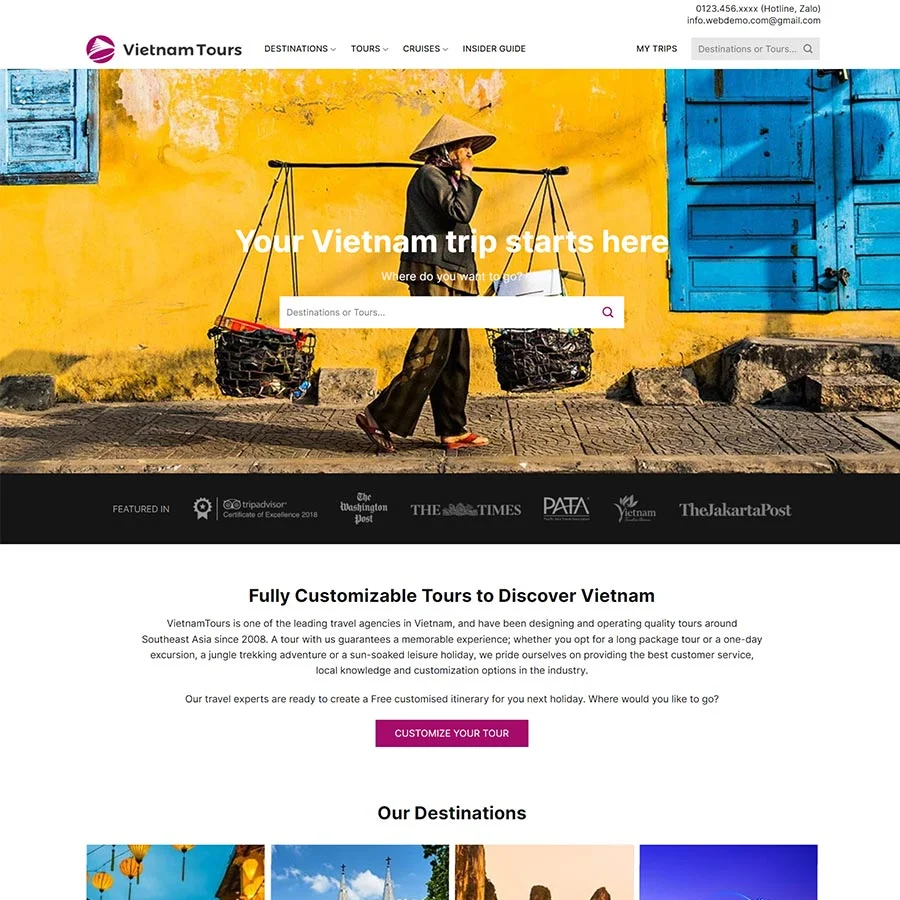 Theme WordPress du lịch 18 giá rẻ Theme WordPress du lịch 18 giá rẻ