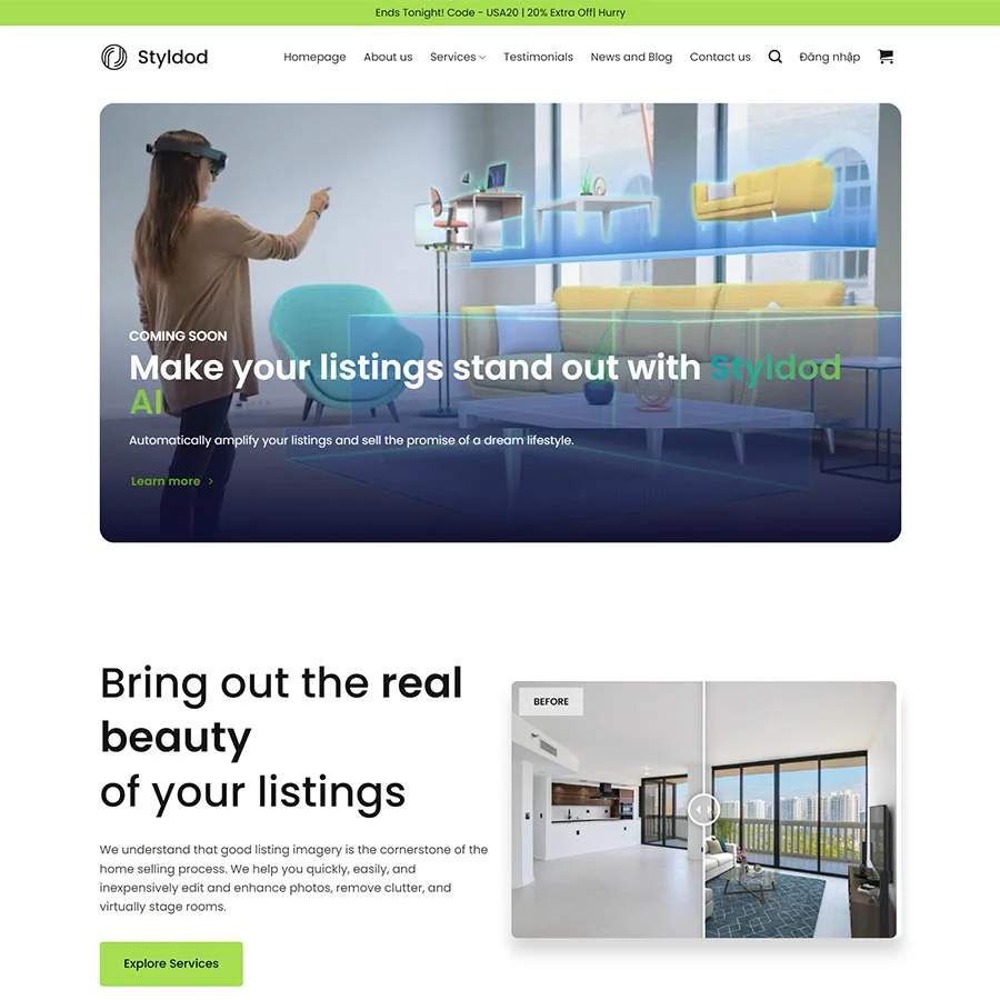 Theme WordPress công ty giải pháp không gian ảo giá rẻ Theme WordPress công ty giải pháp không gian ảo giá rẻ