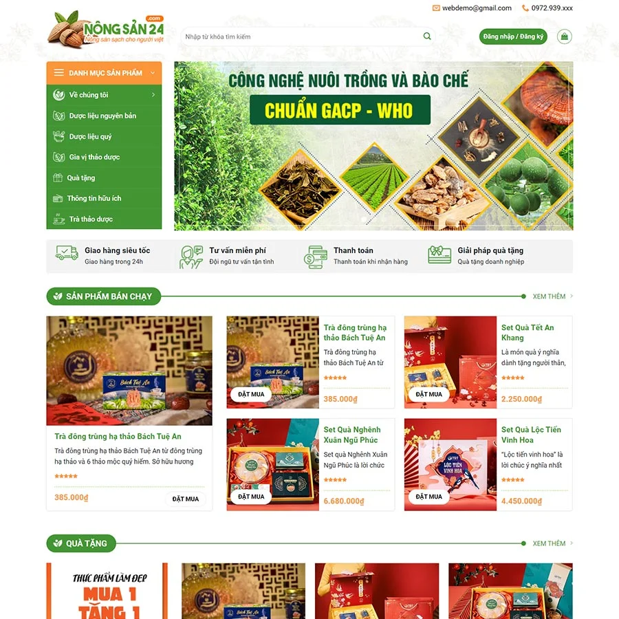 Theme WordPress quà tặng cao cấp giá rẻ Theme WordPress quà tặng cao cấp giá rẻ