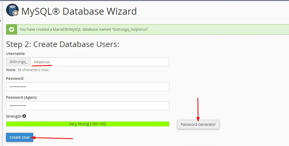 Cách tạo MySQL Database trên Hosting cPanel