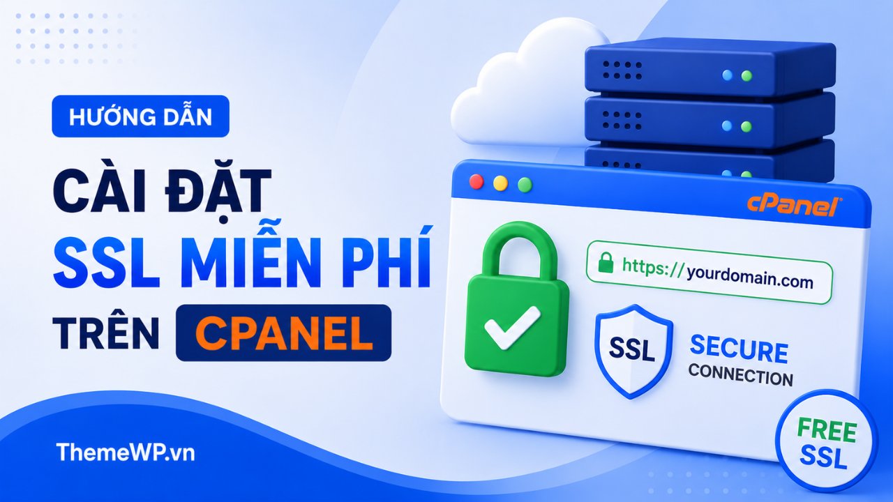 Cài đặt SSL miễn phí trên Hosting cPanel - ThemeWP.vn