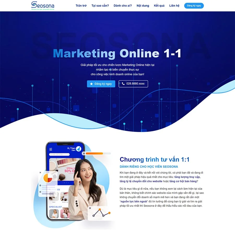 Theme WordPress landing page tư vấn marketing online giá rẻ Theme WordPress landing page tư vấn marketing online giá rẻ