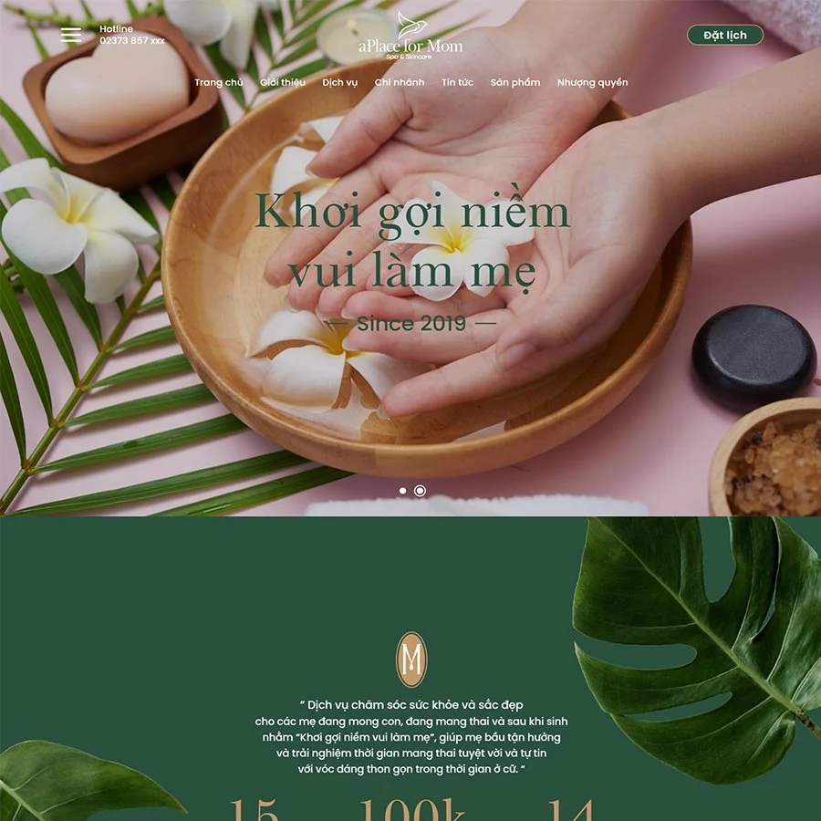 Theme WordPress dịch vụ chăm sóc mẹ và bé 03 giá rẻ Theme WordPress dịch vụ chăm sóc mẹ và bé 03 giá rẻ