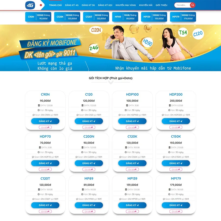 Theme WordPress bán gói cước điện thoại giá rẻ Theme WordPress bán gói cước điện thoại giá rẻ