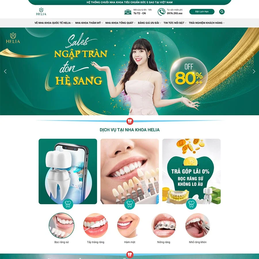 Theme WordPress dịch vụ Nha Khoa 05 giá rẻ Theme WordPress dịch vụ Nha Khoa 05 giá rẻ