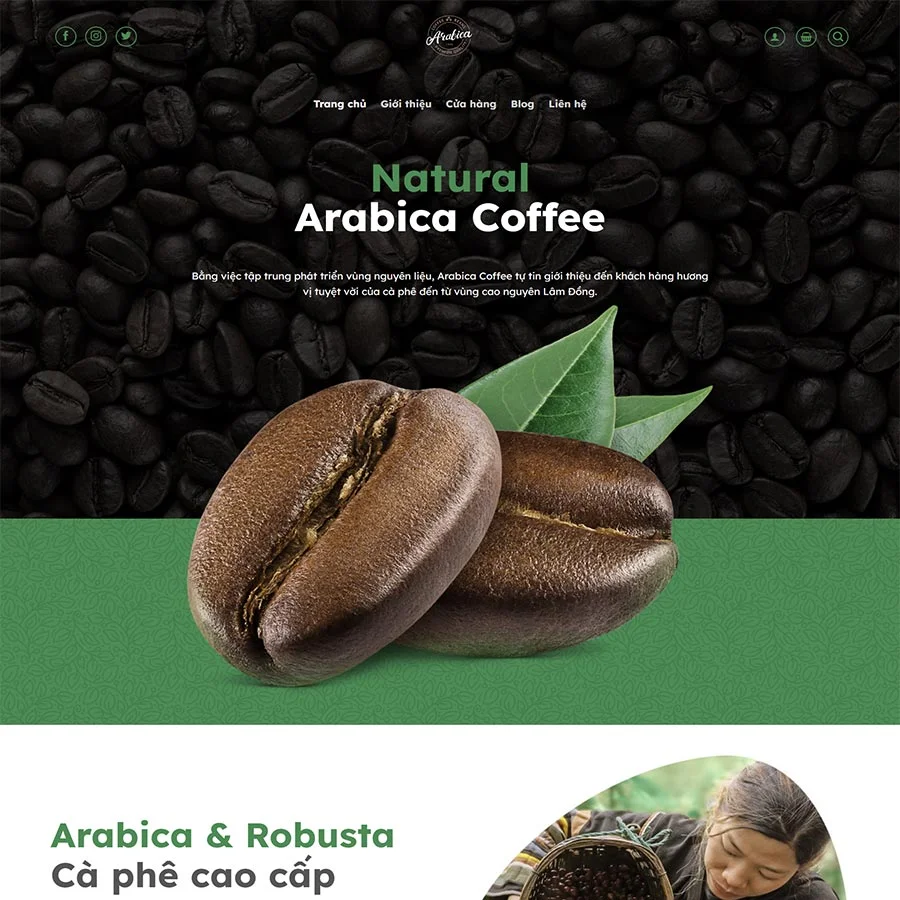 Theme WordPress bán cafe 04 giá rẻ Theme WordPress bán cafe 04 giá rẻ