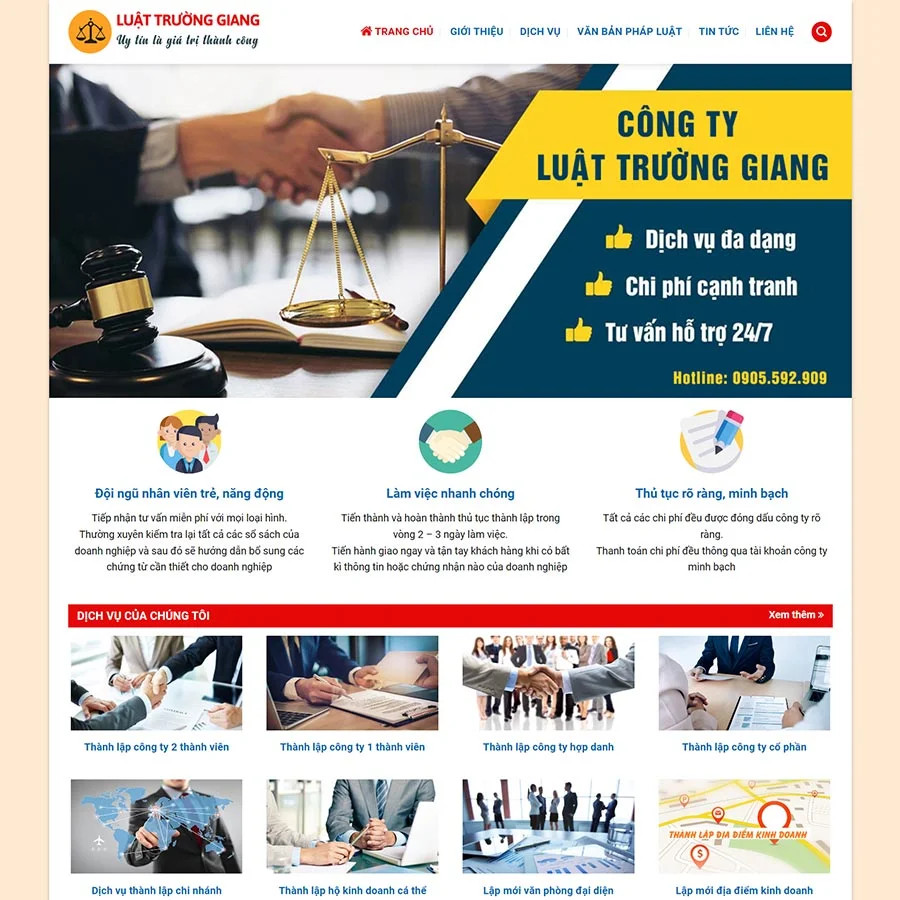 Theme WordPress công ty Luật 06 giá rẻ Theme WordPress công ty Luật 06 giá rẻ