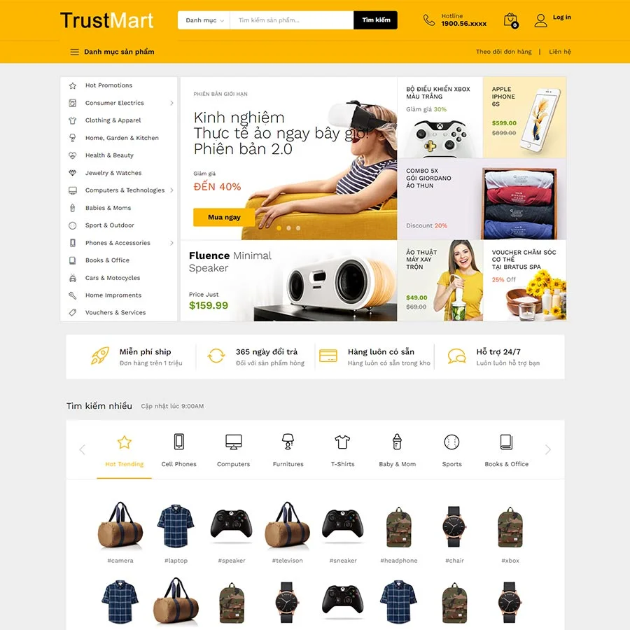 Theme WordPress Elementor bán đồ công nghệ 06 giá rẻ Theme WordPress Elementor bán đồ công nghệ 06 giá rẻ