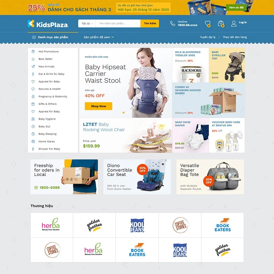 Theme WordPress Elementor bán sản phẩm mẹ và bé 04 giá rẻ Theme WordPress Elementor bán sản phẩm mẹ và bé 04 giá rẻ