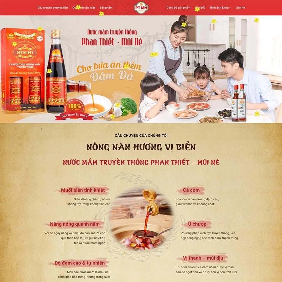 Theme WordPress bán nước mắm, nước tương giá rẻ Theme WordPress bán nước mắm, nước tương giá rẻ