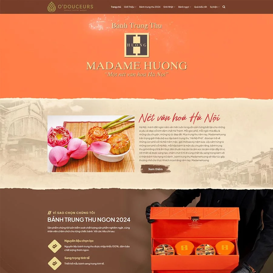 Theme WordPress bán bánh trung thu