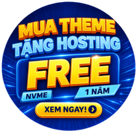 Mua Theme tặng Hosting NVMe