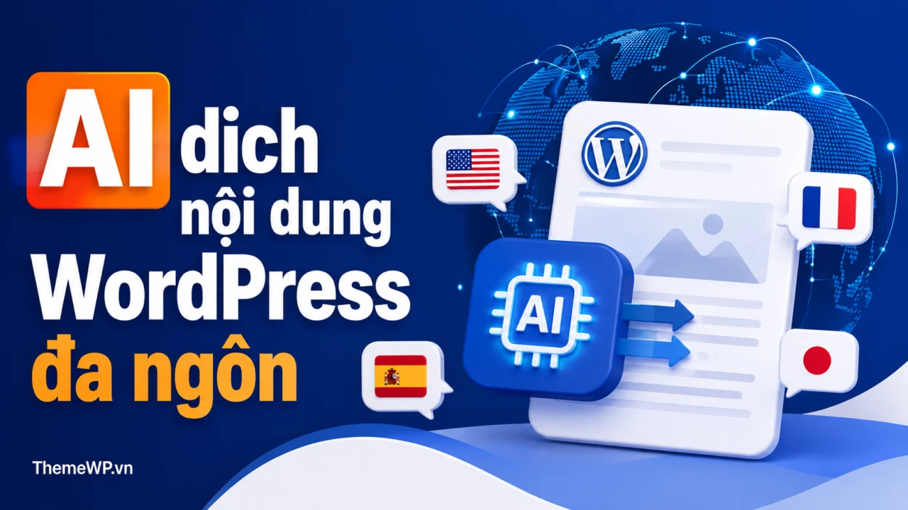 AI dịch nội dung WordPress đa ngôn ngữ: Đánh giá thực tế