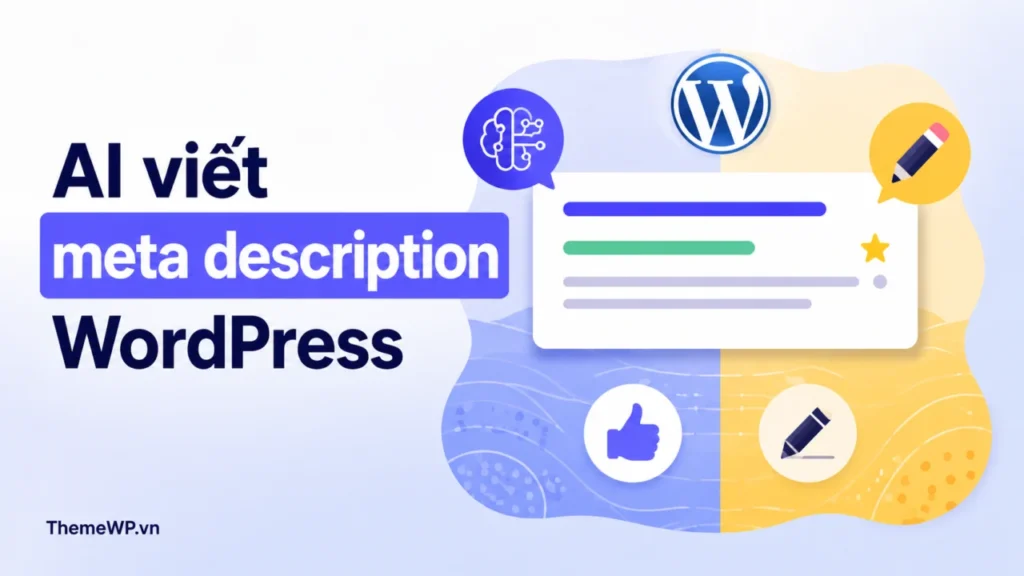 AI viết meta description WordPress: Nên dùng hay tự viết?
